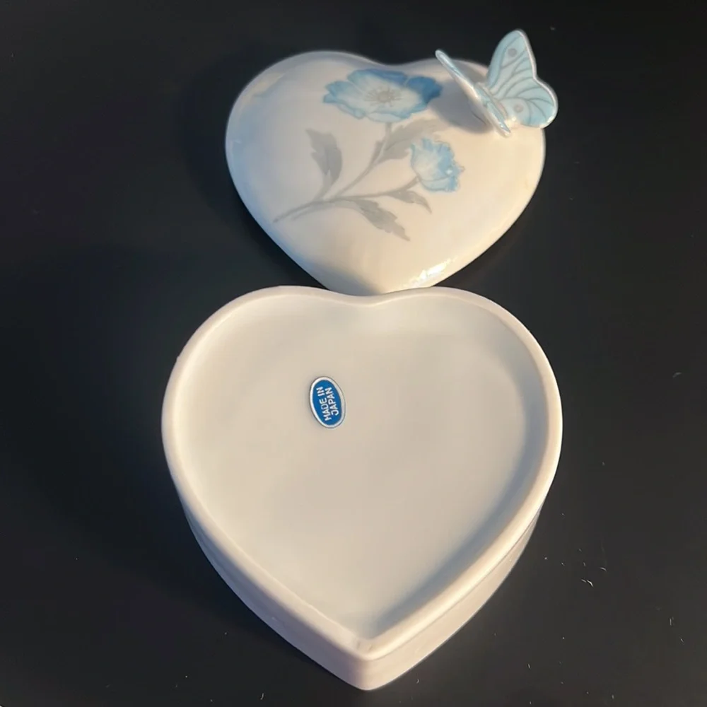 Heart Shaped Dish with Lid